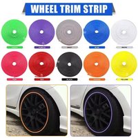 4M / 8M Car Rim Protect Strip Wheel Edge Protector bright Matte car Wheel Sticker General automotive wheel rim decorative strip
