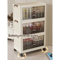 Foldable Multi-scene Storage Cabinet - Compact Storage Solution for Home Garden Office Use
