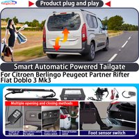 For Citroen Berlingo Peugeot Partner Rifter Fiat Doblo 3 Mk3 Smart Automatic Powered Tailgate Key Lift Close Kit Power Tailgate
