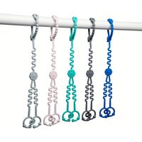 Baby Toy Straps 1 Drag 2 Design for Toy Safety 1 Pack of Silicone Straps for Strollers, BPA free High Chairs, Cribs Car Seats