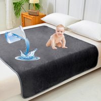 Matelas d'urine en flanelle, respirant, imperméable, lavable, coussin de lit en coton, couche de Ventilation, tapis d'allaitement Simple et pratique