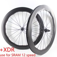 AliExpress NONE Newest 700C Cyclocross Travel Gravel Road Bike Full Carbon Fibre Bicycle Disc brake Wheelset +XDR 12 Speed Carbon rims wave 28mm