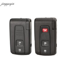 Jingyuqin 2/3 Tasten Smart Auto Schlüssel Fall Shell Für Toyota Prius 2004-2009 Camry Corolla Verso Mit TOY40 TOY43 Klinge