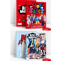 Kpop Idol BABYMONSTER New Album HOT SAUCE Magazine Celebrity Photo Collection Stickers AHYEON RORA AHYEON ASA CHIQUITA Fans Gift