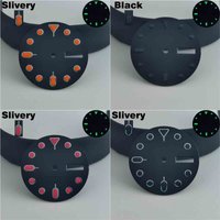 NH36 dial 28.5mm watch dial for NH36/36A movement for 007 crown luminous green double calendar Custom logo