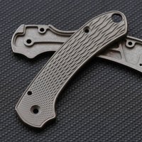 1 Pair Hand Made Titanium Alloy Bee waist version Handle Grip for Spyderco C223