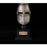 120mm Home decoration craft ancient finished home decoration model European knight helmet LTCP-261