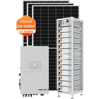 Complete deye 50kw Hybrid Solar System deye 3 Phase 380v on off Grid 10kw 15kw 20kw 25kw 30kw 40kw 50kw Deya Solar Energy System