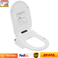 Electric Bidet Toilet Seat| Smart Warm Toilet Seat Cover w/ Feminine Cleaning,Automatic Opening,Sprayer Sterilization Functions