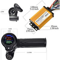 AliExpress JRAHK 36V-52V Electric Bicycle Controller Kit 250w-350w BLDC Controller LCD Liquid Crystal Throttle