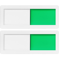 2Pcs Signs Office Door ID Plate Occupied Acrylic Indicator Vacant Meeting Room Available Vacant Occupied Slider Door Indicator