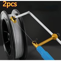 2pcs High-precision diamond cutting wire - hand silver cutting wire, durable home manual cutting tool, suitable for jade diamond