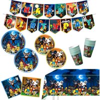 99 Nights In The Forest Birthday Party Theme Decor Tablecloth Balloon Plate Cup Banner Baby Shower Kids Favor Game Supply