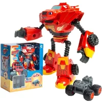 Hurricane Cyclone Racing Team Racing Car Toy Alloy Transforming Robot Monster Racing Kids Gifts