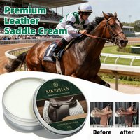 Professionelle, hochwertige Ledersattelcreme, nährende, weichmachende Anti-Riss-Conditioner zum Reinigen und Polieren von Pferdesätteln