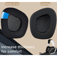 Earpads Replacement for Corsair Void/Void Pro/Void Elite/Surround Wired & Wireless RGB USB Gaming Headsets,Added Thickness