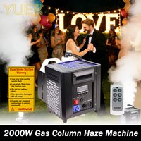 2000W LED RGB Vertical Gas Column Haze Machine Hang spray height 8 meters DMX Remote Control for DJ Disco party Wedding Dance