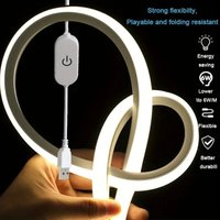 LED Strip Neon Light USB DC 5V Dimmable Touch Sensor Switch Flexible Silicone Neon Sign Tape Waterproof For Outdoor Room Decor