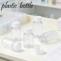5-30pcs Multi-Size Empty Sample Bottles , 15-100ml Clear PET Plastic with Screw Caps for Creams, Lotions & Essential Oils
