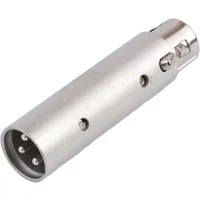 1pcs Converter/ 3Pin XLR /To 5 Pin For DMX Metal Cased Converter Audio Lighting Adapter FOr /5 To 3 Accessories