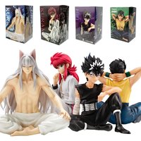 YuYu Hakusho Hiei Anime Figure Youko Kurama Action Figure Yu Yu Shuichi Minamino/Urameshi Yuusuke Figurine Model Doll Toys Gifts