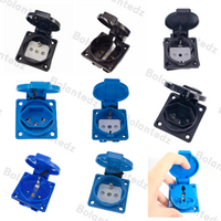 Universal Brazil Swiss AU US UK EU Outdoor Waterproof Industry Socket Germany France Connector AC Electric Power Schuko Outlet