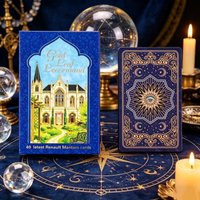 Rana George Lenormand Oracle Cards 40 Pcs Waterproof PET Cards 12*7cm for Divination & Fortune Telling - Luxury Durable Deck