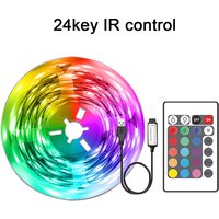 Rgb Led Strip Lights 5m Usb Bluetooth Smart Remote Control 5050 Led Lights Strips For TV Adhesive Led Tape 5V