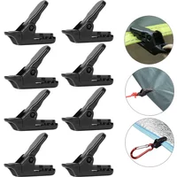 10/15/20 Pcs Awning Clamp Tarp Clips Snap Hangers Tent Camping Survival Tighten Tool for Outdoor Camp Hike Camping Equipment Sal