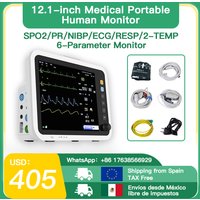 Resoxy Patient Vital Signs Monitor 12.1 Inch Screen Human Use 6 Parameters Medical Patient Monitor ECG NIBP TEMP RESP SPO2 PR