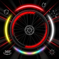 Reflective DIY Road Bike Blade Wheel Modification Stickers 8PCS Rim Decorative Bicycle Decals