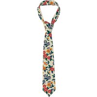 1pc Vintage Floral Print Tie - Soft Stylish Accessory for Weddings Dates Parties & Casual Attire - Easy To Clean Perfect Gif