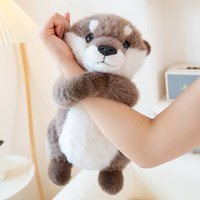 Hot 1pc 25/35cm Otter Plush Toy Arm With Magnetic Force Cute Stuffed Soft Animal Doll For Birthday Gift And Decor Children's Day