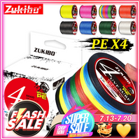 ZUKIBO 300M 500M 1000M PE Braided Fishing Line Super Strong Japan Multifilament Sea Fishing Line 4LB-65LB Carp Line Trout Line