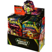 360Pcs English Pokémon TCG:MEGA EVOLUTION PERFECT ORDER Box Pokemon trade card 36 Pack Box 2026 debut
