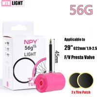 NPY TPU 1psc MTB Bike Inner Tube light 26 27.5 29 Inches Bicycle TPU Material Tire 45mm French Valve Super Light Anti-Oxidation