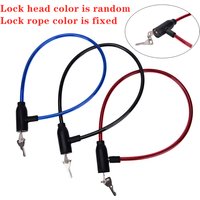 Universal Anti-Theft Bike Bicycle Lock Stainless Steel Cable Coil For Castle Motorcycle Cycle Mtb Bike Security Lock With 2 Key