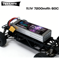 TERANTY 3S 11.1V 7200mAh 60C LiPo Battery MAX 80C Burst RC Battery with XT60/XT90/T/EC5 Connector for RC Car Truck Boat