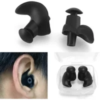 1pair Ear Plug Waterproof Swimming Professional Rubber Swim Earplugs for Adult Swimmers Children Diving Soft Anti-Noise Ear Plug