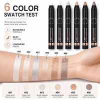 1pc Metallic Eyeshadow Stick,Waterproof,Long-Lasting,Pearlescent,Matte,Brightening,Shimmery Effect,Suitable For Everyday Makeup.