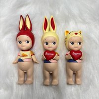 Sonny Angel Mini Figure SAPPINESS Key Chain 2021 Secret No Box Red Rabbit White Rabbit Gift Cat