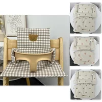 Soft Highchair Cushion Washable Baby Dinner High Chair Seat Cushion Liner Mat Pad Back for Stokk Trip Trap