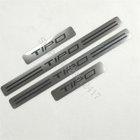 Car Accessories for Fiat TIPO 2015 2016 2017~2020 Stainless Steel Door Sill Scuff Plate Guards Threshold Pedal Styling Trim