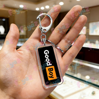 Creative Gifts Good Boy Keyrings for Accessories Bag Funny FEM Boy Key Chain Ring Jewelry Girl Fans for Friends