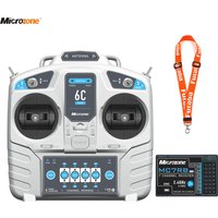 MicroZone MC6C Mini V2 2.4G 6CH Controller Transmitter w/ Receiver Radio System For RC Airplane Drone Multirotor Helicopter Boat