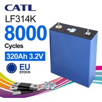 EU-Lager CATL 314AH LiFePO4-Batterie für 15KW 3,2V 3,65V LFP 48V 320AH 7000 Zyklen Wiederaufladbare Batterien Solarenergie USV ESS