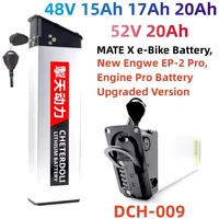 AliExpress Aleaivy 48V (20Ah, 17Ah) & 52V 20Ah Replacement Batteries - DCH - 009 for New Engwe EP - 2 Pro Engine Pro Upgraded and MATE X Bike