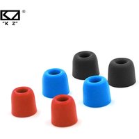 KZ 3Pair(6pcs) Noise Isolating Comfortble Memory Foam Ear Tips Ear Pads Earbuds For In Earphone For KZ Headphones ZSX EDXPro PR3