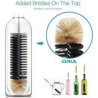Practical Useful Milk Bottle Brush Suspensible Food Grade Glass Cleaner Multi-function Cleaning Brush