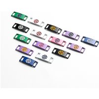 Logo icon Shoelace Buckle Metal Shoelaces Buckle Accessories Metal Lace Lock DIY Sneaker Kits Metal Lace Buckle Shoe decoration